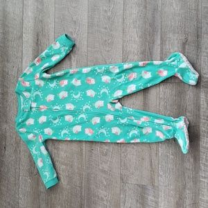 Carter's Sz 2T Zip-up Fleece Sleeper